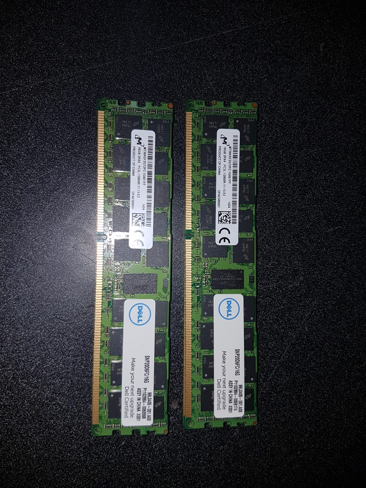 Dell 16GB PC3-12800 DDR3-1600MHz-SNP20D6FC/16G server ram - Click Image to Close