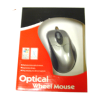 Optical Wheel Mouse PS/2 Silver